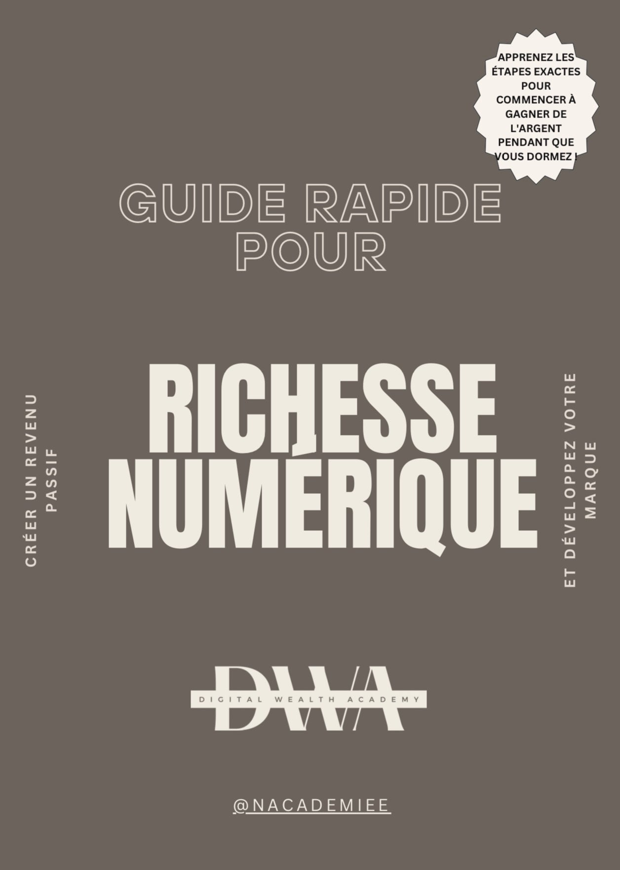 Richesse Numérique E BOOK OFFERT🎁