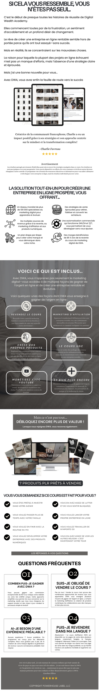 Business clé en main - Richesse numérique